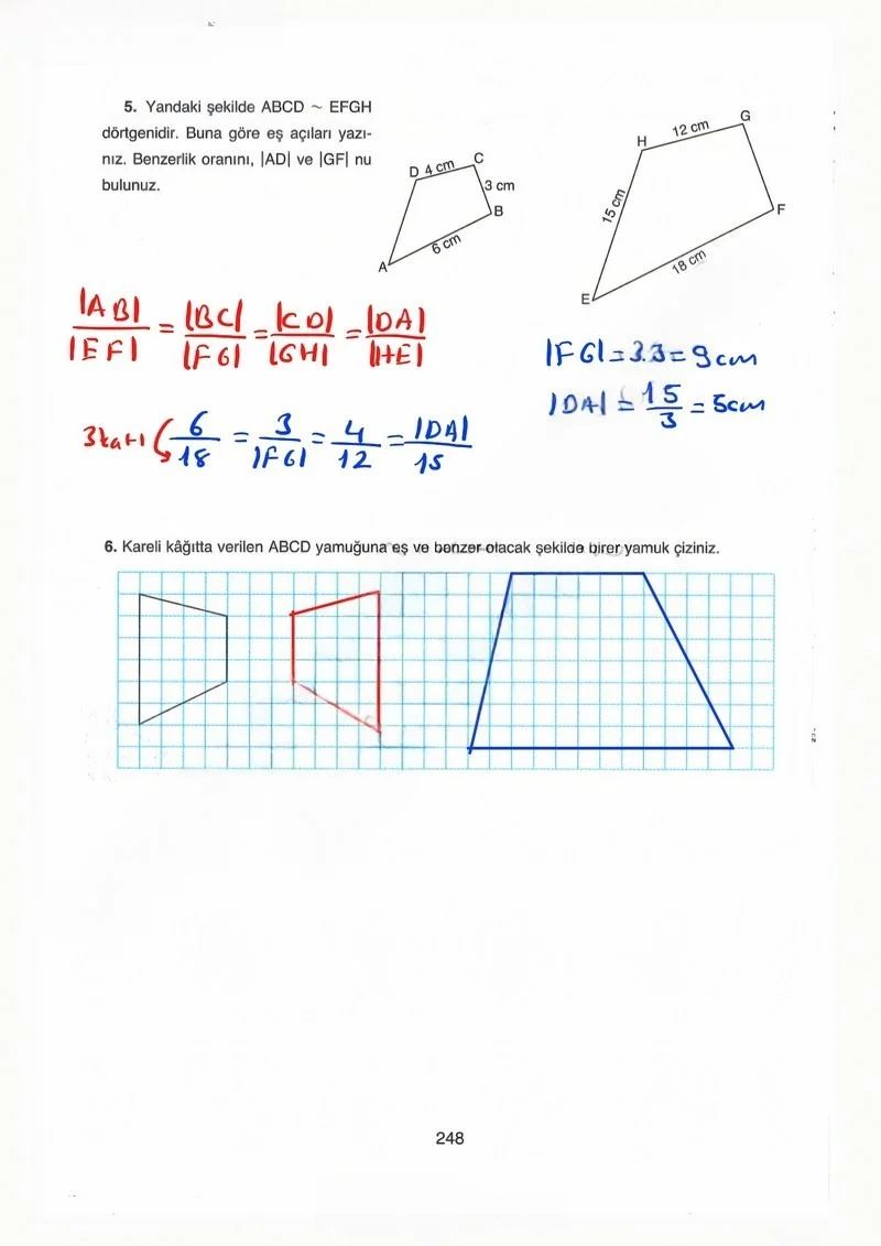8. Sınıf Matematik Ders Kitabı Cevapları Ada Yayınları Sayfa 248 Çözüm Görseli
