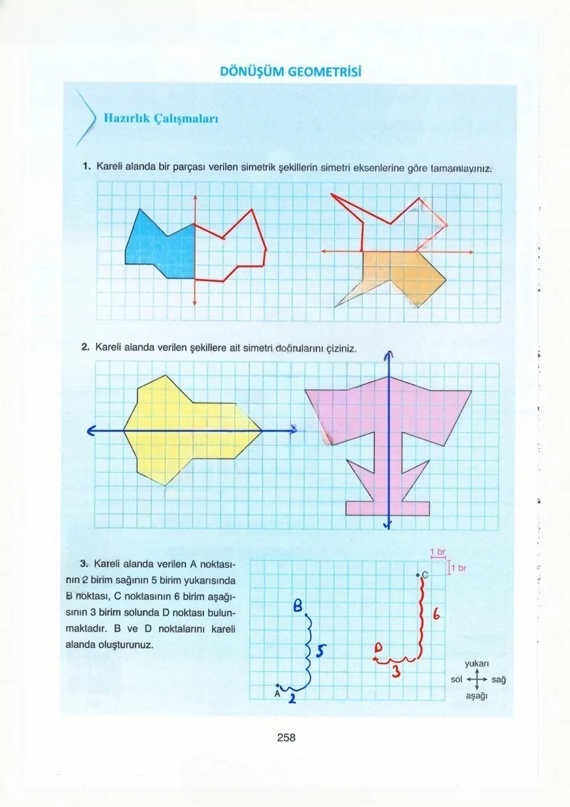 8. Sınıf Matematik Ders Kitabı Cevapları Ada Yayınları Sayfa 258 Çözüm Görseli