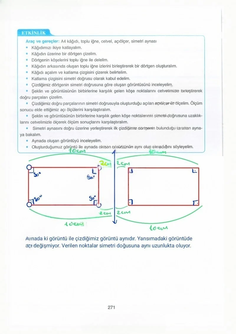 8. Sınıf Matematik Ders Kitabı Cevapları Ada Yayınları Sayfa 271 Çözüm Görseli