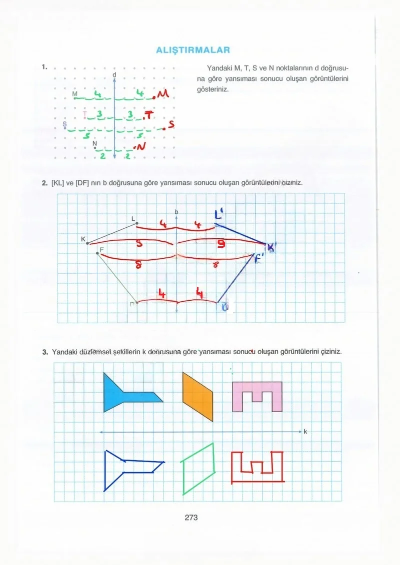 8. Sınıf Matematik Ders Kitabı Cevapları Ada Yayınları Sayfa 273 Çözüm Görseli
