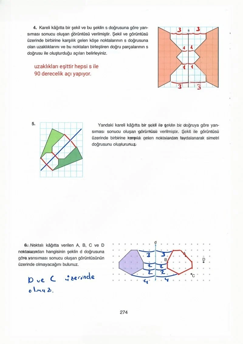 8. Sınıf Matematik Ders Kitabı Cevapları Ada Yayınları Sayfa 274 Çözüm Görseli
