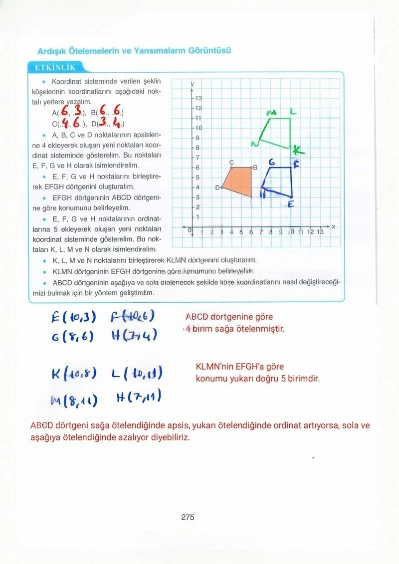 8. Sınıf Matematik Ders Kitabı Cevapları Ada Yayınları Sayfa 275 Çözüm Görseli