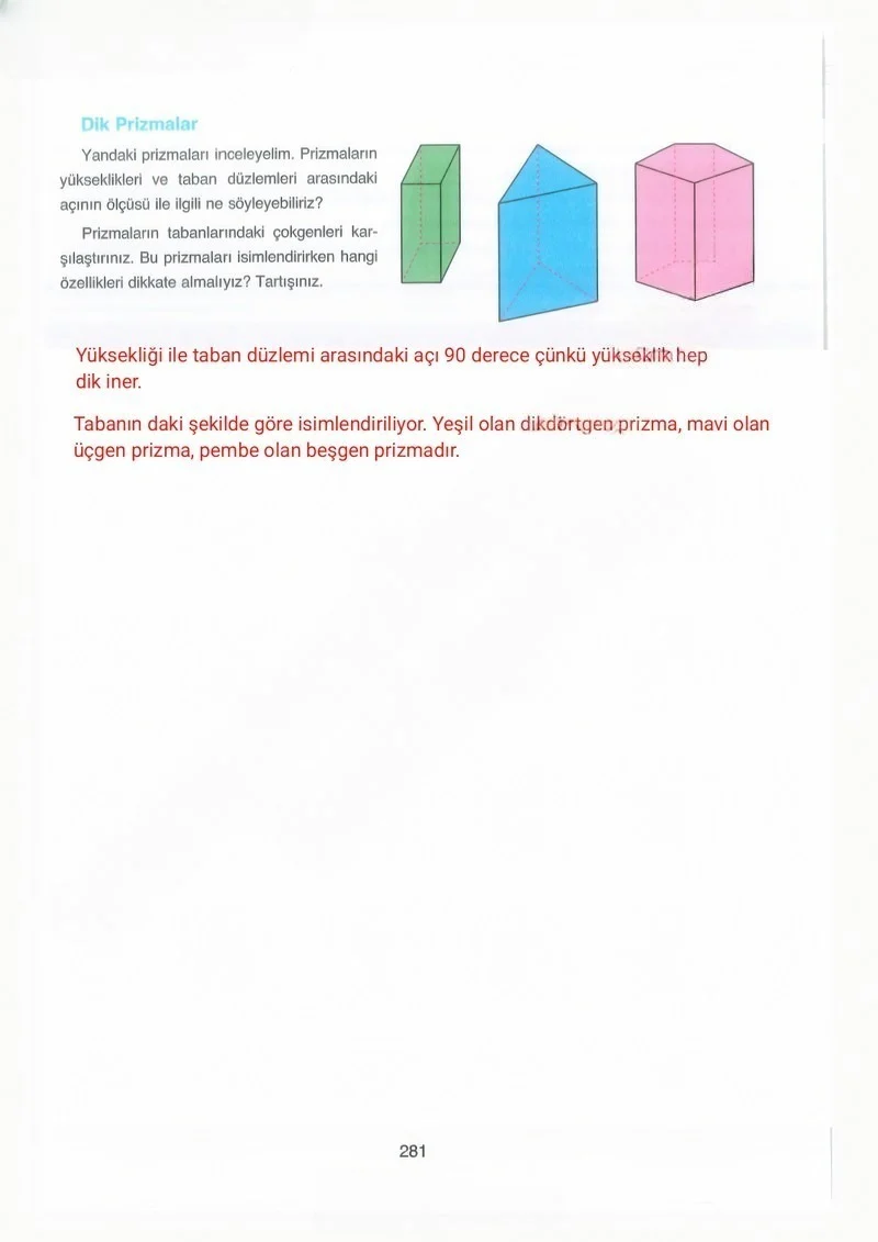 8. Sınıf Matematik Ders Kitabı Cevapları Ada Yayınları Sayfa 281 Çözüm Görseli