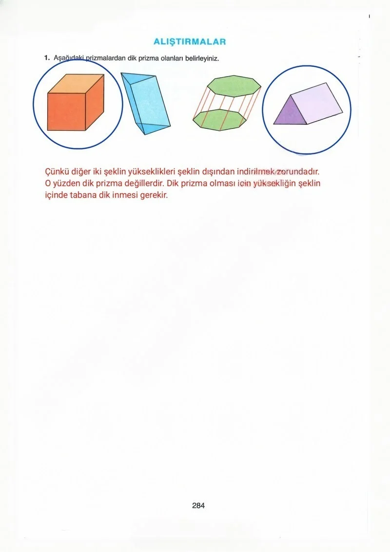 8. Sınıf Matematik Ders Kitabı Cevapları Ada Yayınları Sayfa 284 Çözüm Görseli