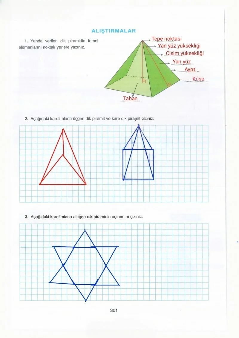 8. Sınıf Matematik Ders Kitabı Cevapları Ada Yayınları Sayfa 301 Çözüm Görseli