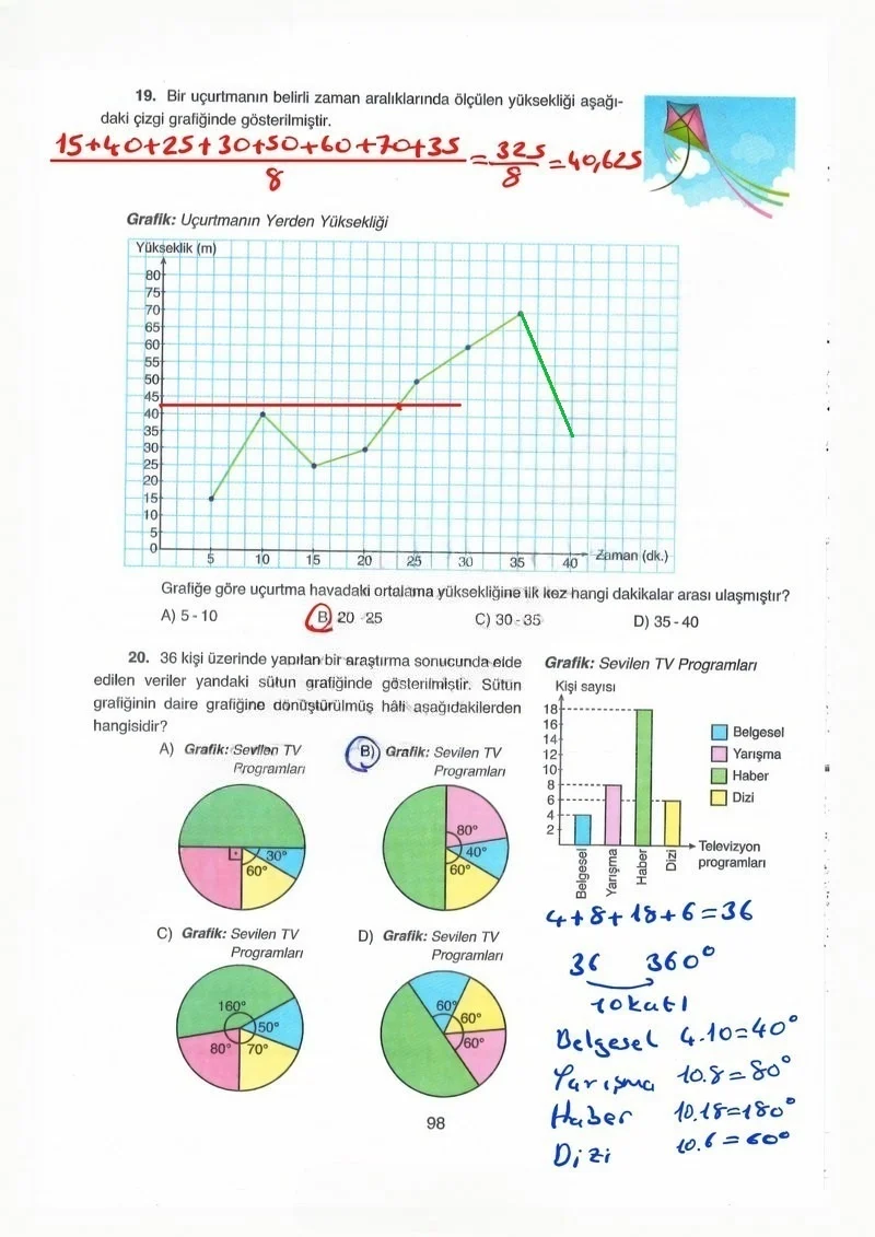 8. Sınıf Matematik Ders Kitabı Cevapları Ada Yayınları Sayfa 98 Çözüm Görseli