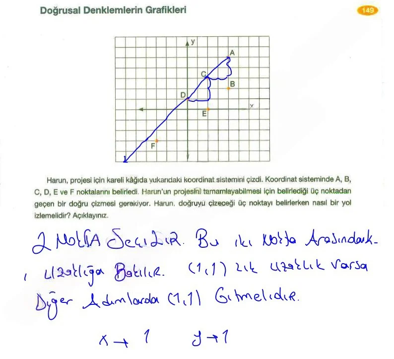 8. Sınıf Matematik Ders Kitabı Cevapları Berkay Yayınları Sayfa 149 Çözüm Görseli