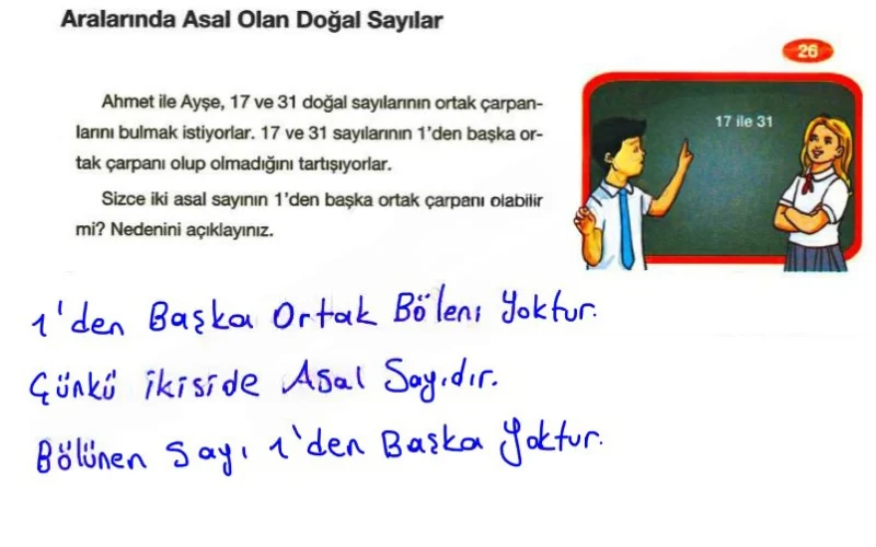 8. Sınıf Matematik Ders Kitabı Cevapları Berkay Yayınları Sayfa 26 Çözüm Görseli