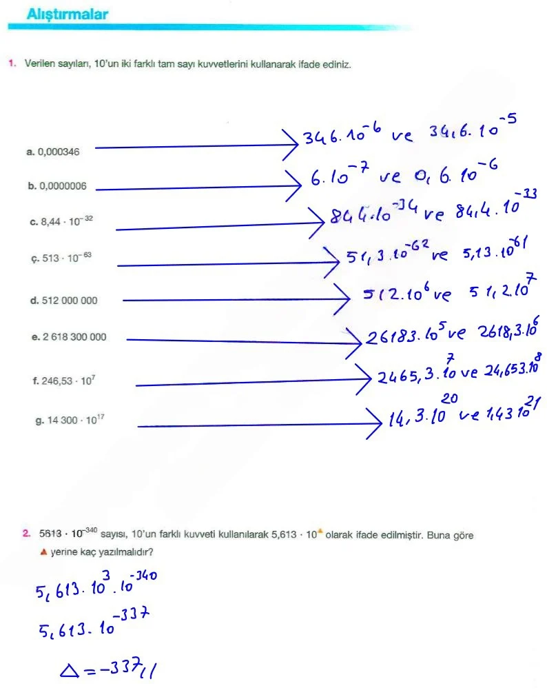 8. Sınıf Matematik Ders Kitabı Cevapları Berkay Yayınları Sayfa 49 Çözüm Görseli