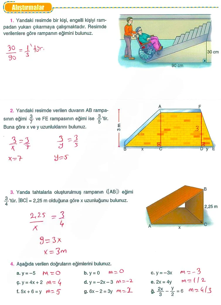 8. Sınıf Matematik Ders Kitabı Cevapları Koza Yayınları Sayfa 164 Çözüm Görseli