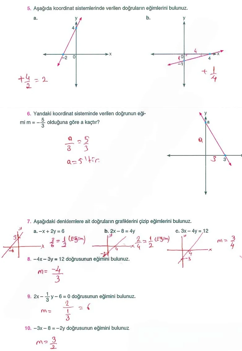 8. Sınıf Matematik Ders Kitabı Cevapları Koza Yayınları Sayfa 165 Çözüm Görseli