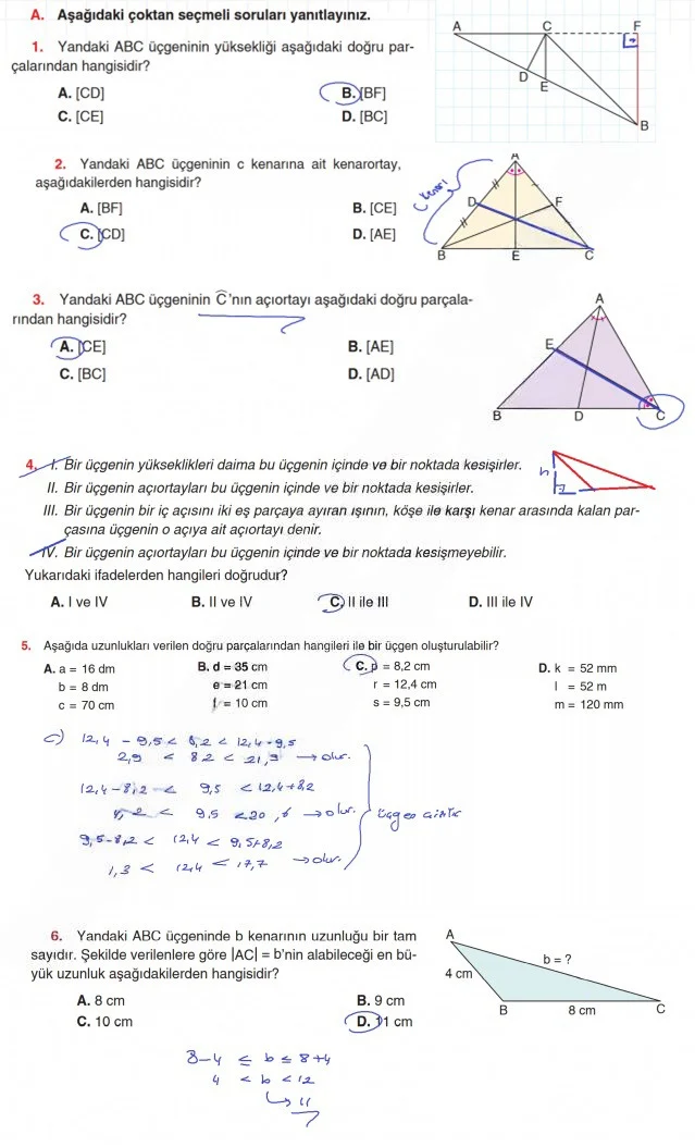 8. Sınıf Matematik Ders Kitabı Cevapları Koza Yayınları Sayfa 217 Çözüm Görseli