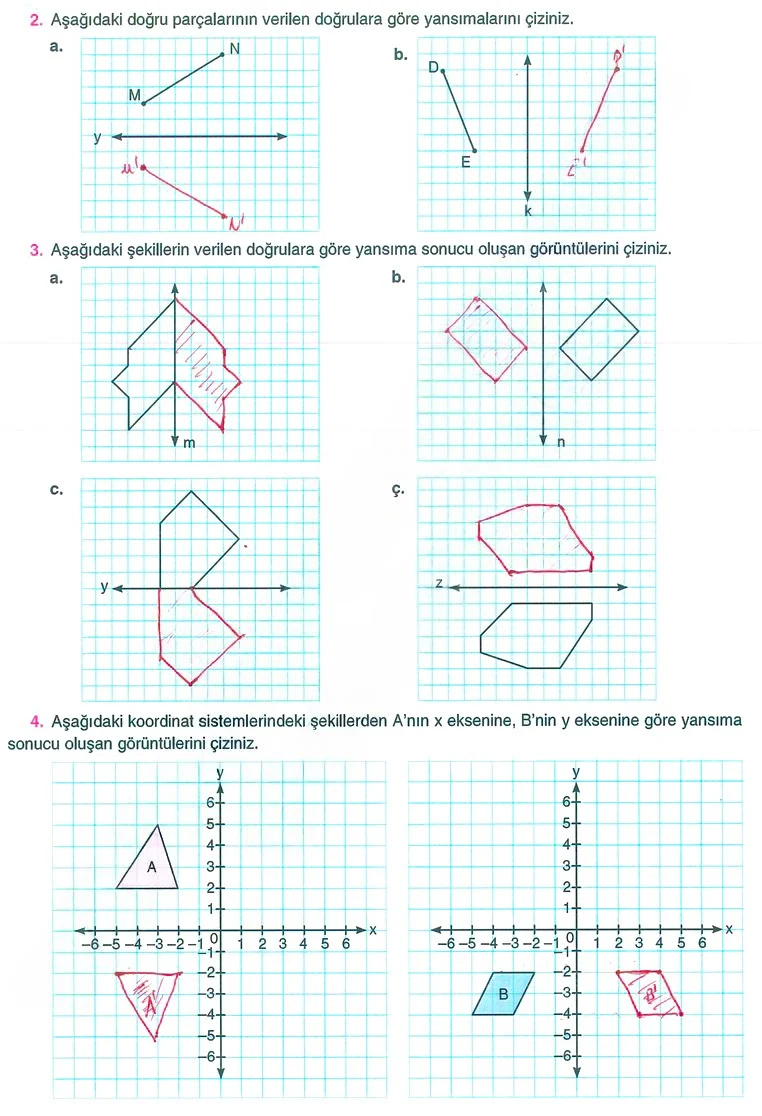 8. Sınıf Matematik Ders Kitabı Cevapları Koza Yayınları Sayfa 232 Çözüm Görseli