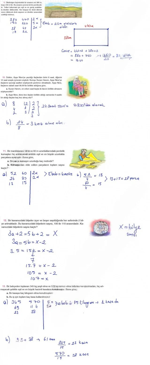8. Sınıf Matematik Ders Kitabı Cevapları Koza Yayınları Sayfa 25 Çözüm Görseli