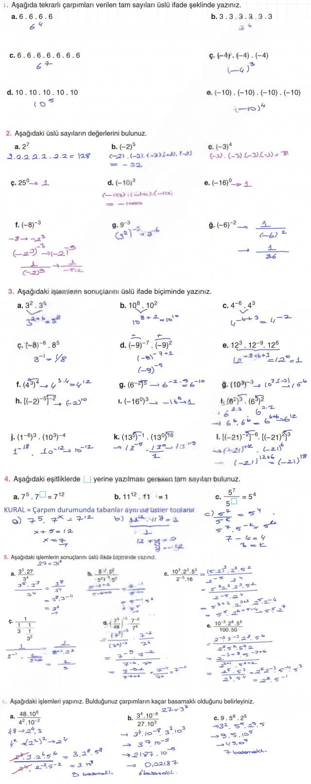 8. Sınıf Matematik Ders Kitabı Cevapları Koza Yayınları Sayfa 34 Çözüm Görseli