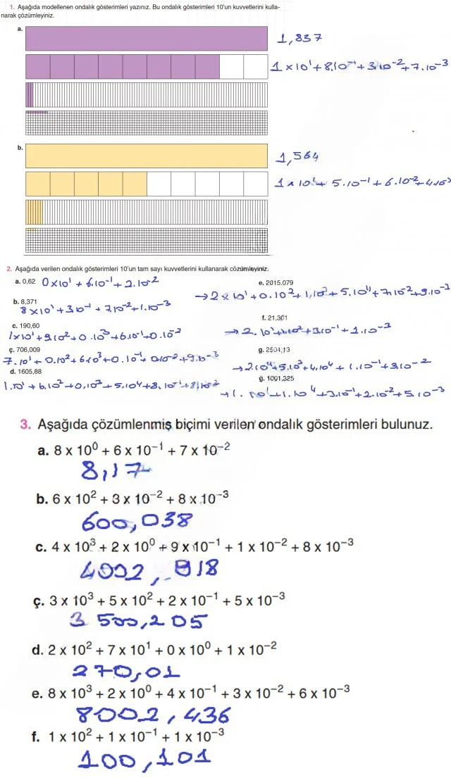 8. Sınıf Matematik Ders Kitabı Cevapları Koza Yayınları Sayfa 37 Çözüm Görseli