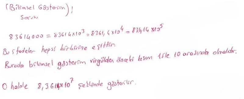 8. Sınıf Matematik Ders Kitabı Cevapları Koza Yayınları Sayfa 38 Çözüm Görseli