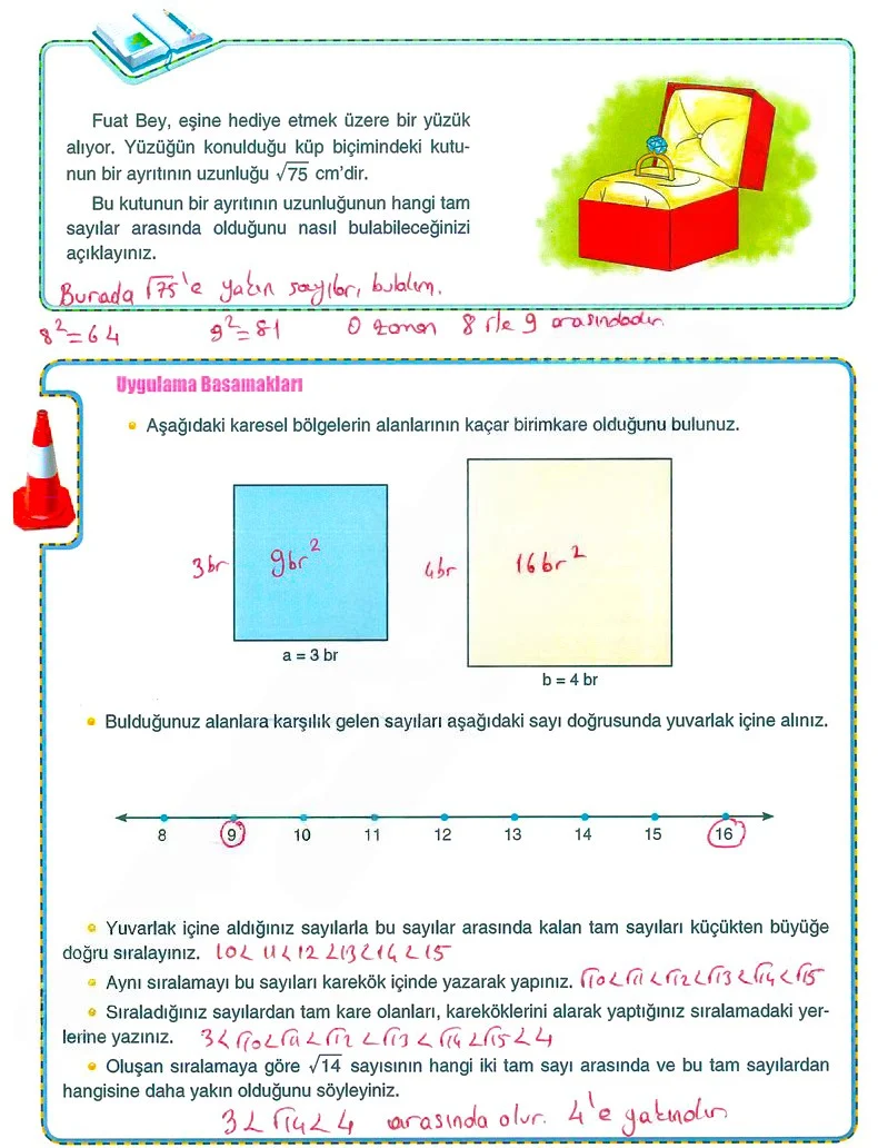 8. Sınıf Matematik Ders Kitabı Cevapları Koza Yayınları Sayfa 51 Çözüm Görseli