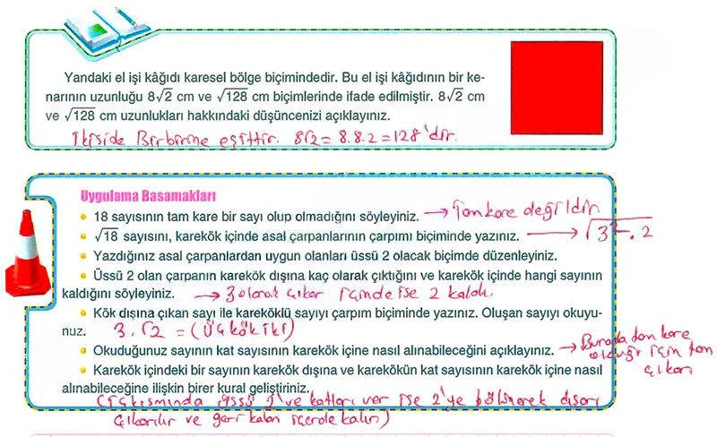 8. Sınıf Matematik Ders Kitabı Cevapları Koza Yayınları Sayfa 53 Çözüm Görseli