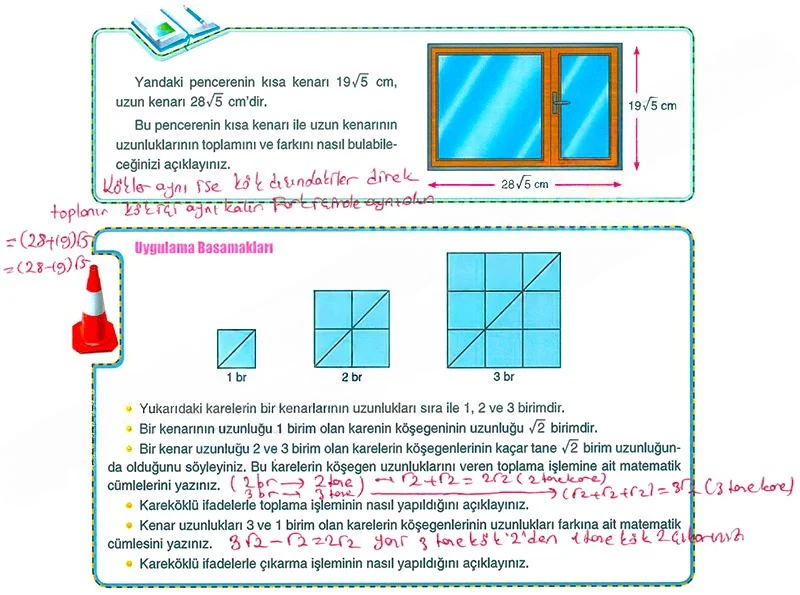 8. Sınıf Matematik Ders Kitabı Cevapları Koza Yayınları Sayfa 64 Çözüm Görseli