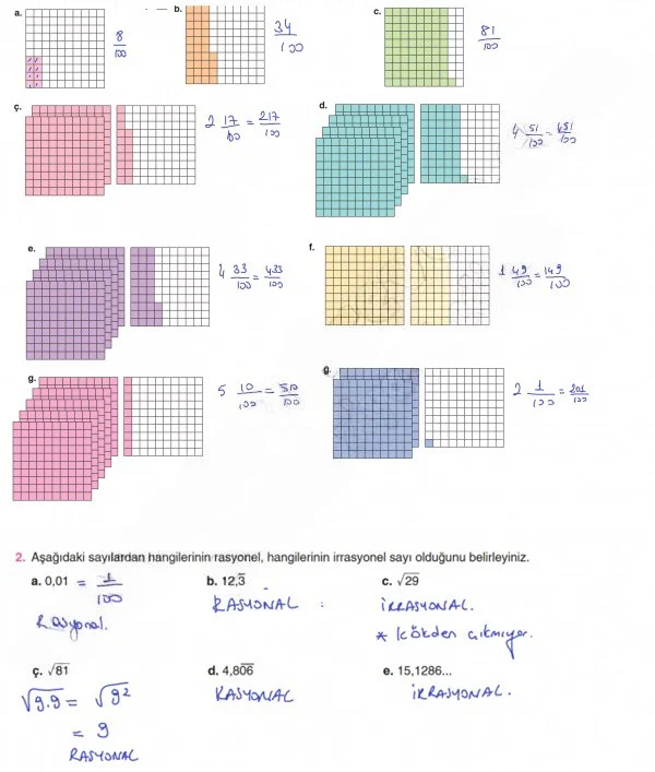 8. Sınıf Matematik Ders Kitabı Cevapları Koza Yayınları Sayfa 77 Çözüm Görseli