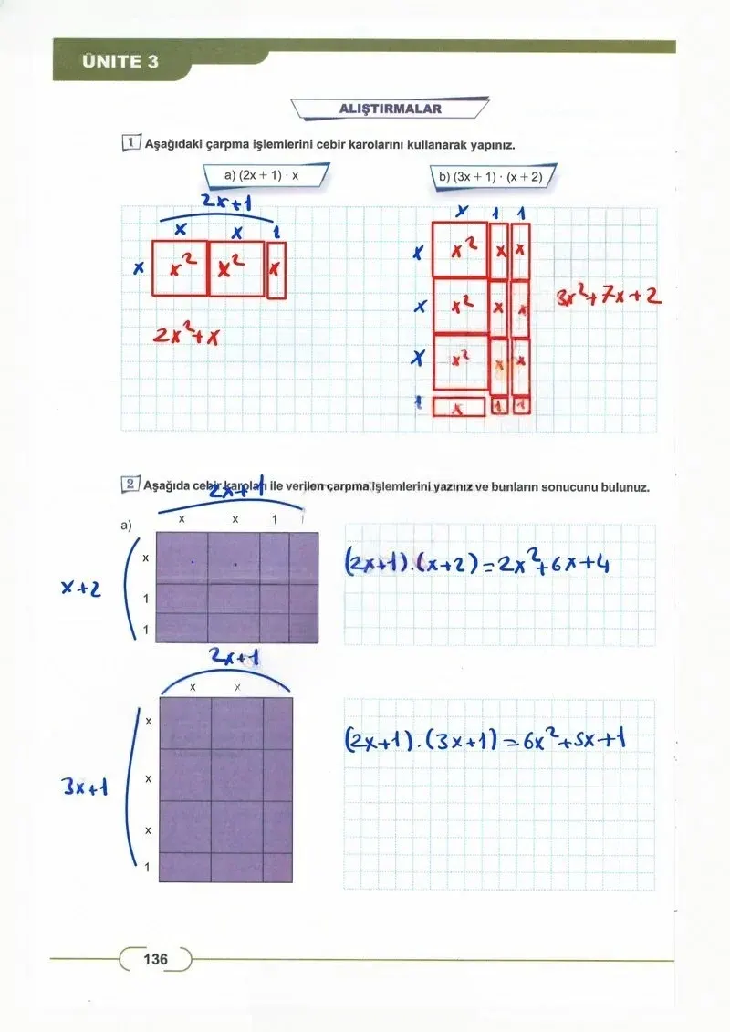 8. Sınıf Matematik Ders Kitabı Cevapları Meb Yayınları Sayfa 136 Çözüm Görseli