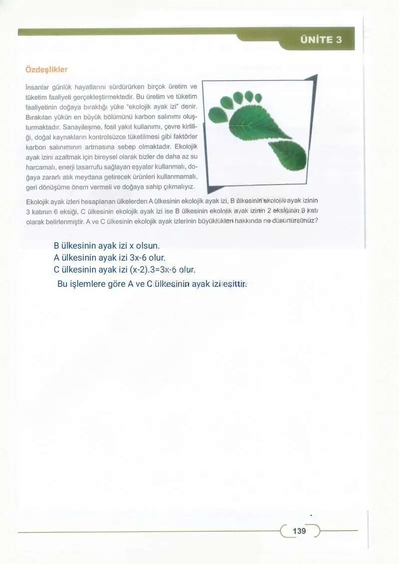 8. Sınıf Matematik Ders Kitabı Cevapları Meb Yayınları Sayfa 139 Çözüm Görseli