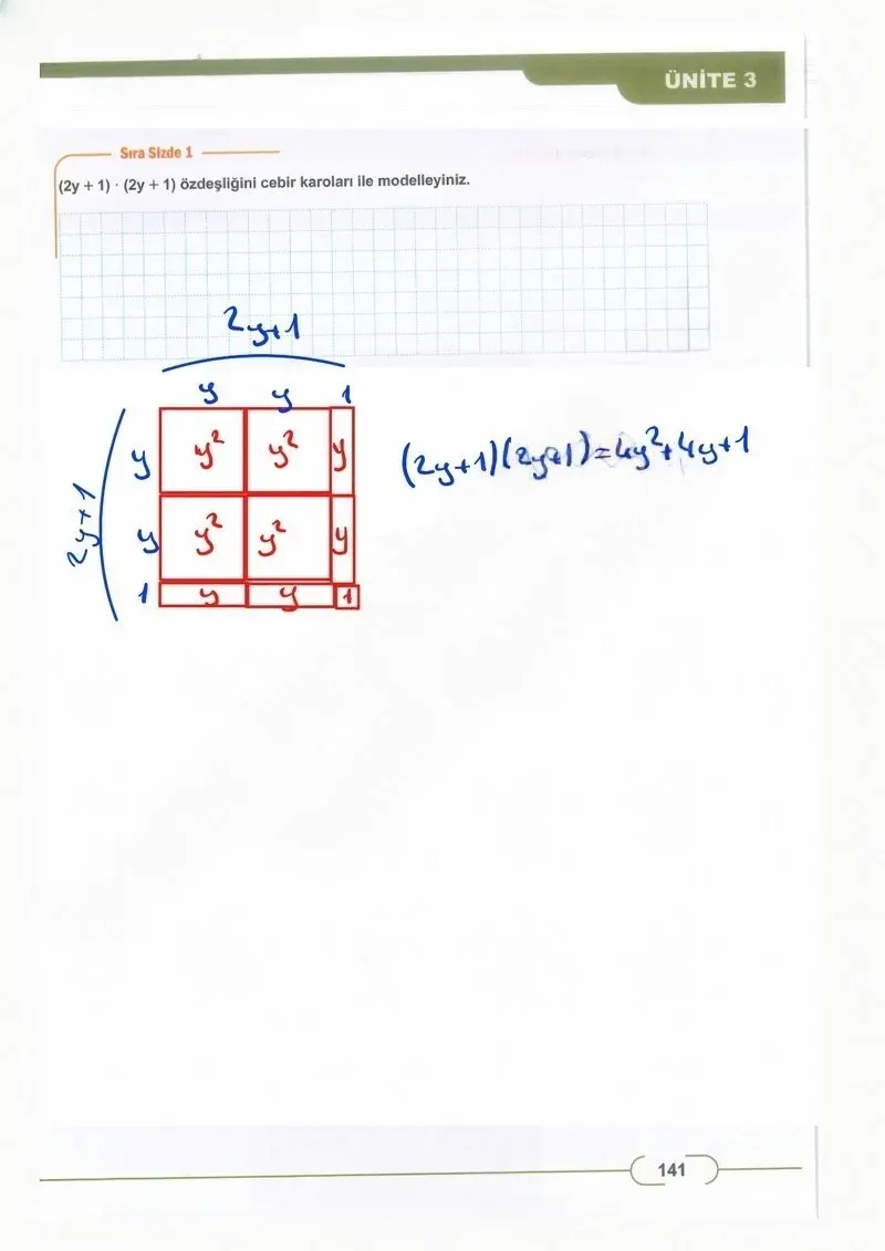 8. Sınıf Matematik Ders Kitabı Cevapları Meb Yayınları Sayfa 141 Çözüm Görseli