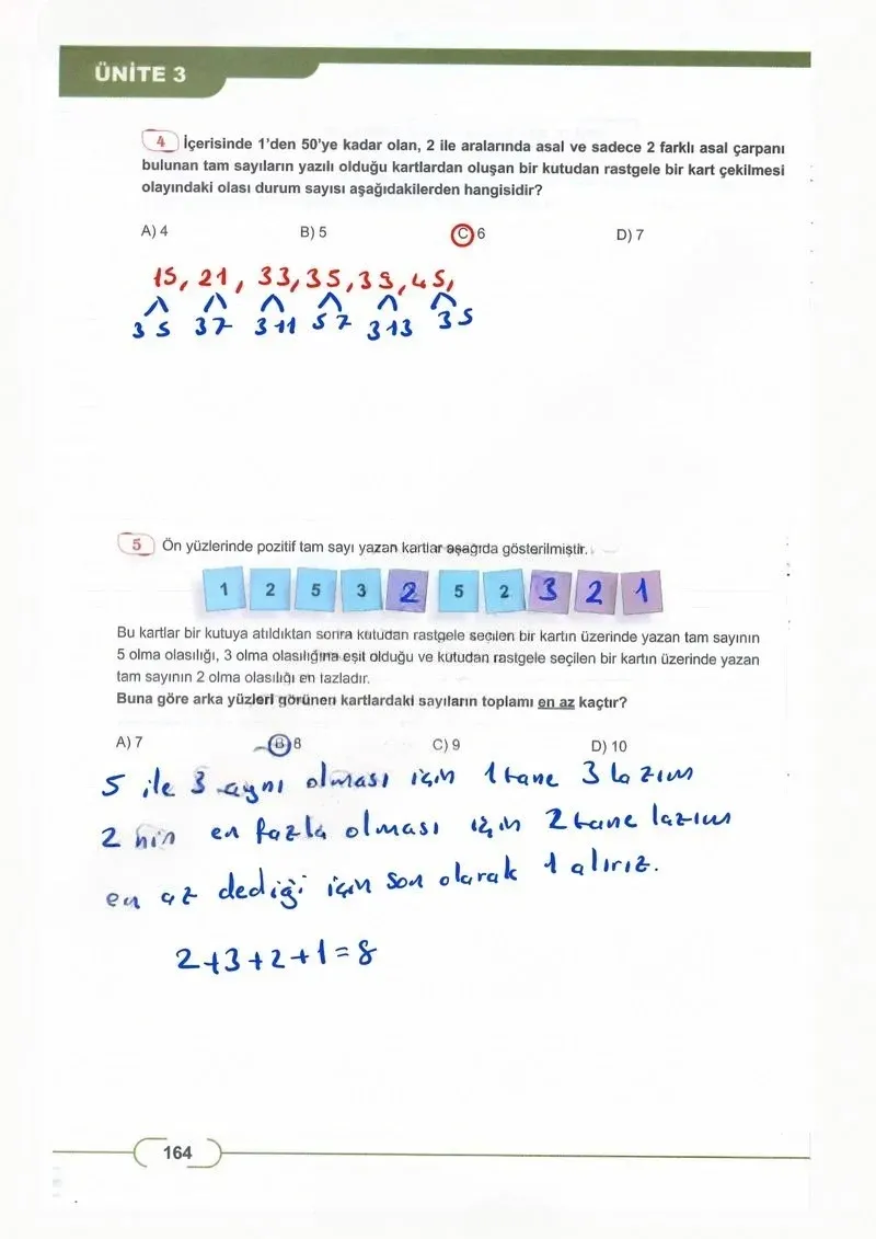 8. Sınıf Matematik Ders Kitabı Cevapları Meb Yayınları Sayfa 164 Çözüm Görseli