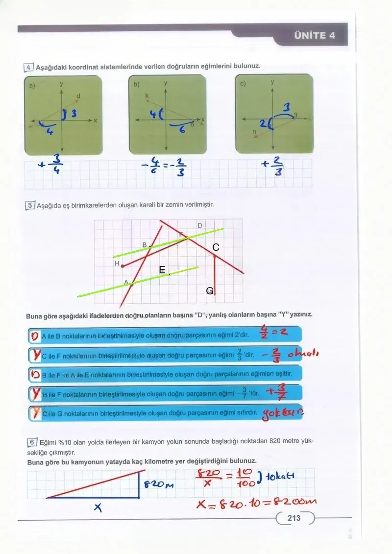 8. Sınıf Matematik Ders Kitabı Cevapları Meb Yayınları Sayfa 213 Çözüm Görseli