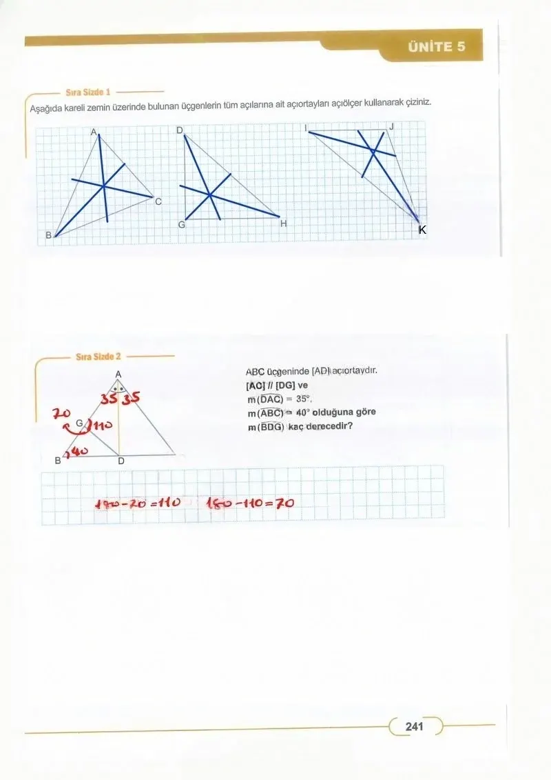 8. Sınıf Matematik Ders Kitabı Cevapları Meb Yayınları Sayfa 241 Çözüm Görseli