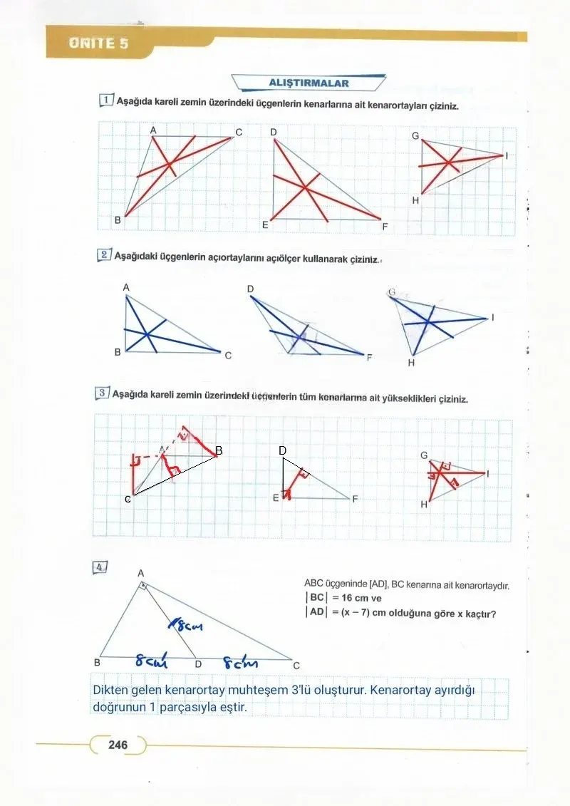 8. Sınıf Matematik Ders Kitabı Cevapları Meb Yayınları Sayfa 246 Çözüm Görseli