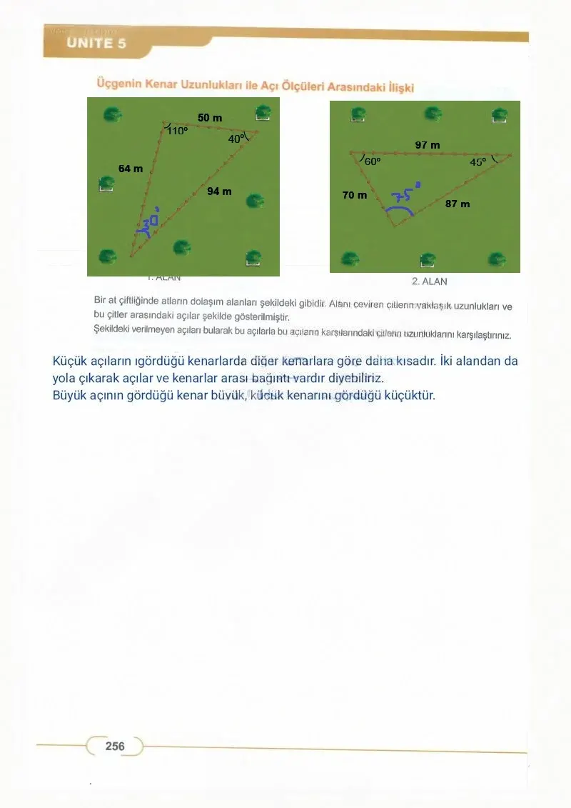 8. Sınıf Matematik Ders Kitabı Cevapları Meb Yayınları Sayfa 256 Çözüm Görseli