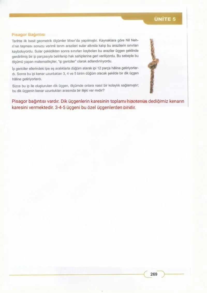 8. Sınıf Matematik Ders Kitabı Cevapları Meb Yayınları Sayfa 269 Çözüm Görseli