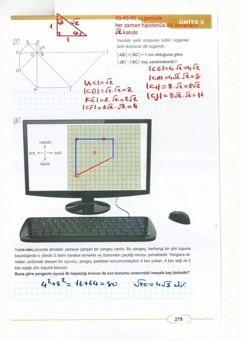 8. Sınıf Matematik Ders Kitabı Cevapları Meb Yayınları Sayfa 279 Çözüm Görseli