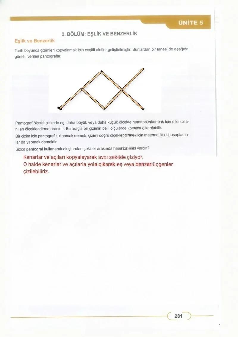 8. Sınıf Matematik Ders Kitabı Cevapları Meb Yayınları Sayfa 281 Çözüm Görseli