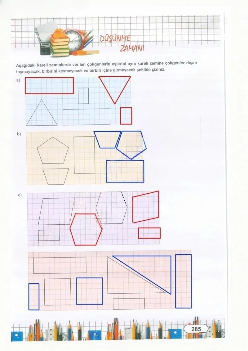 8. Sınıf Matematik Ders Kitabı Cevapları Meb Yayınları Sayfa 285 Çözüm Görseli