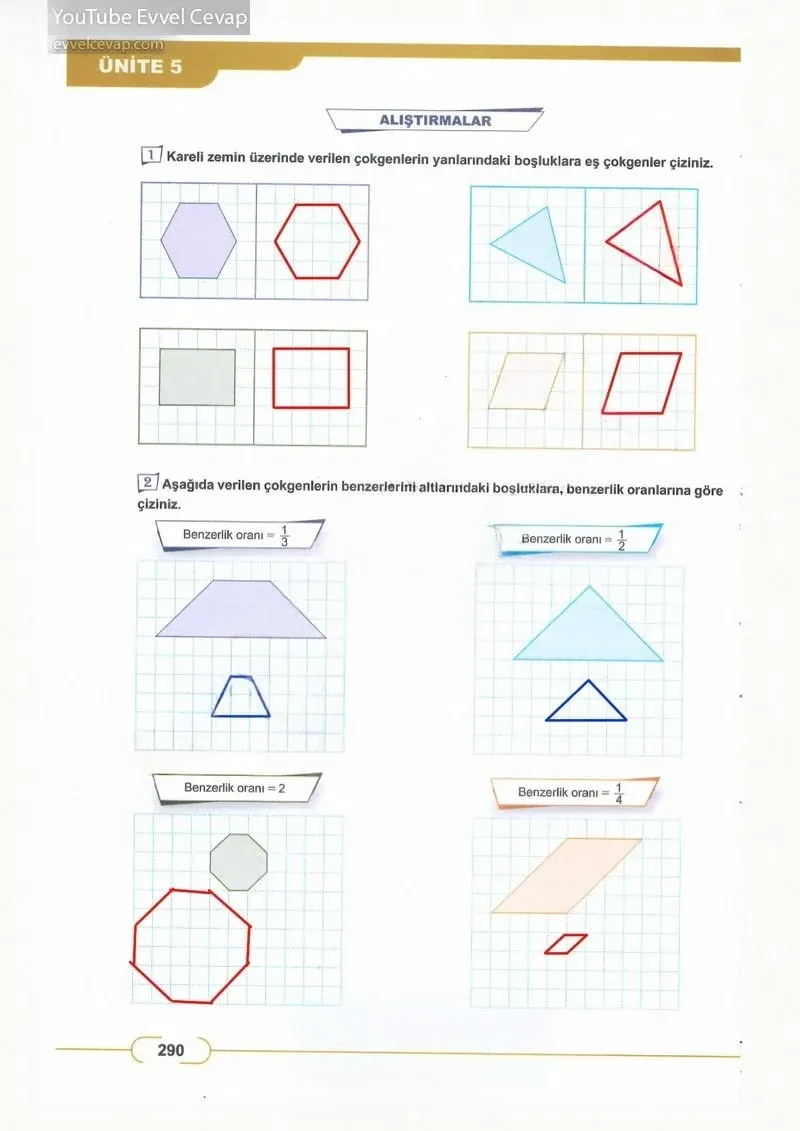 8. Sınıf Matematik Ders Kitabı Cevapları Meb Yayınları Sayfa 290 Çözüm Görseli