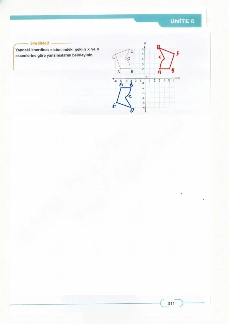 8. Sınıf Matematik Ders Kitabı Cevapları Meb Yayınları Sayfa 311 Çözüm Görseli