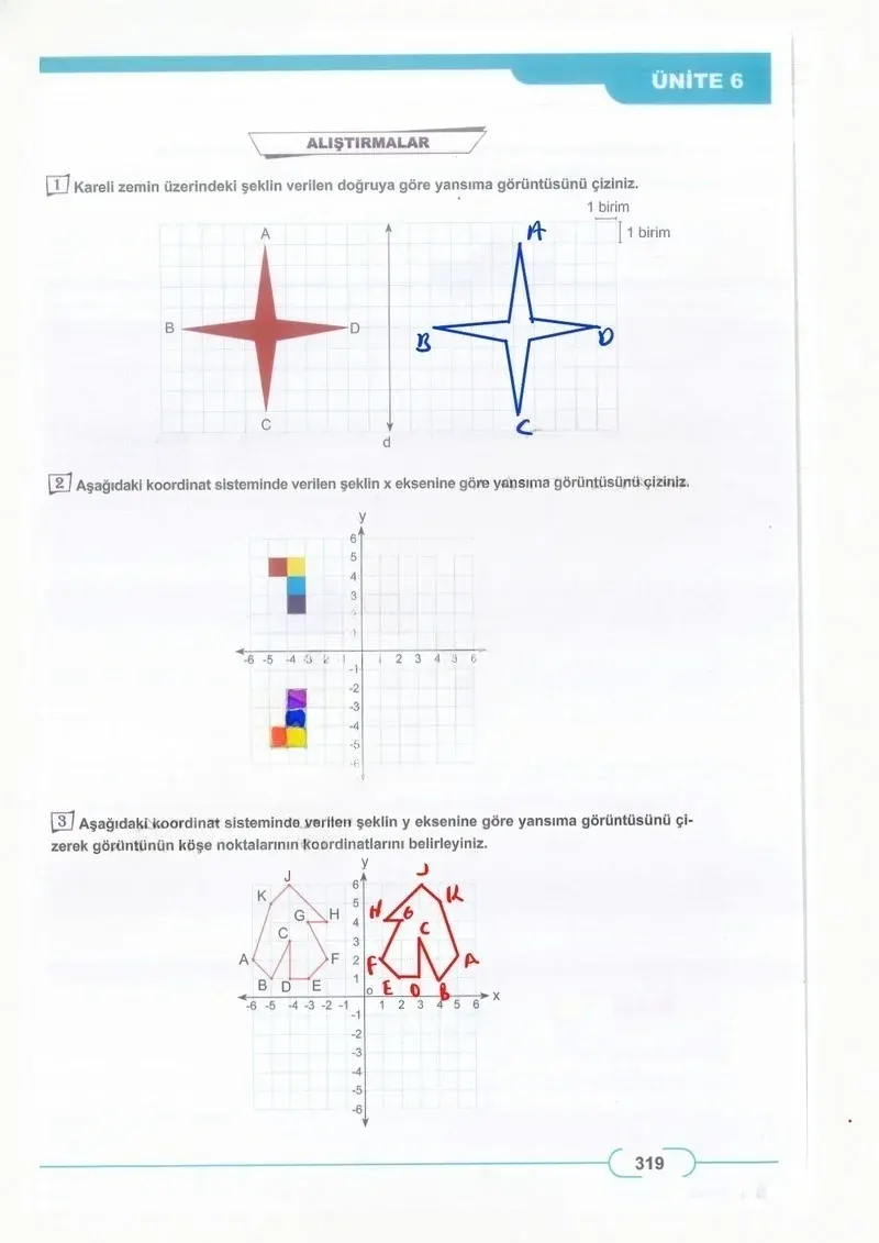 8. Sınıf Matematik Ders Kitabı Cevapları Meb Yayınları Sayfa 319 Çözüm Görseli