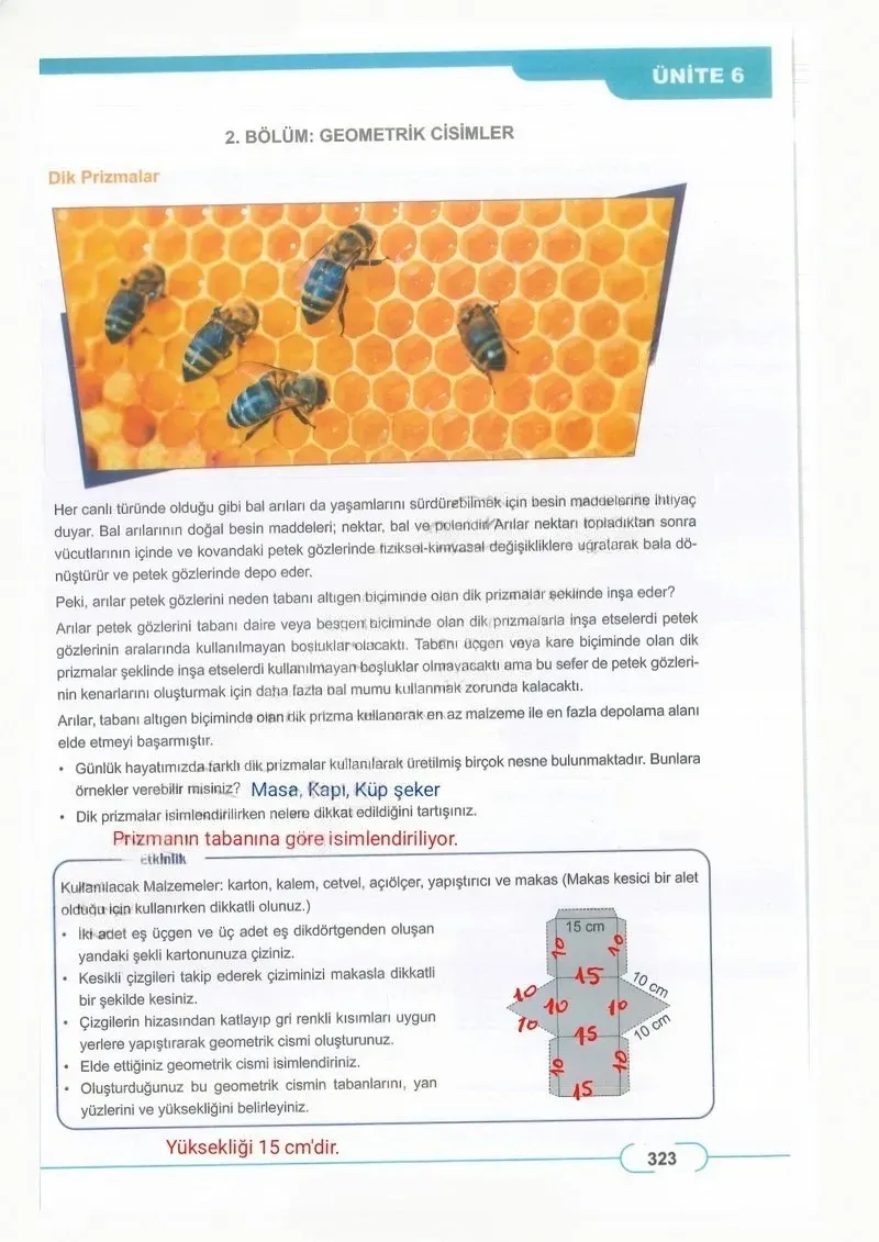 8. Sınıf Matematik Ders Kitabı Cevapları Meb Yayınları Sayfa 323 Çözüm Görseli