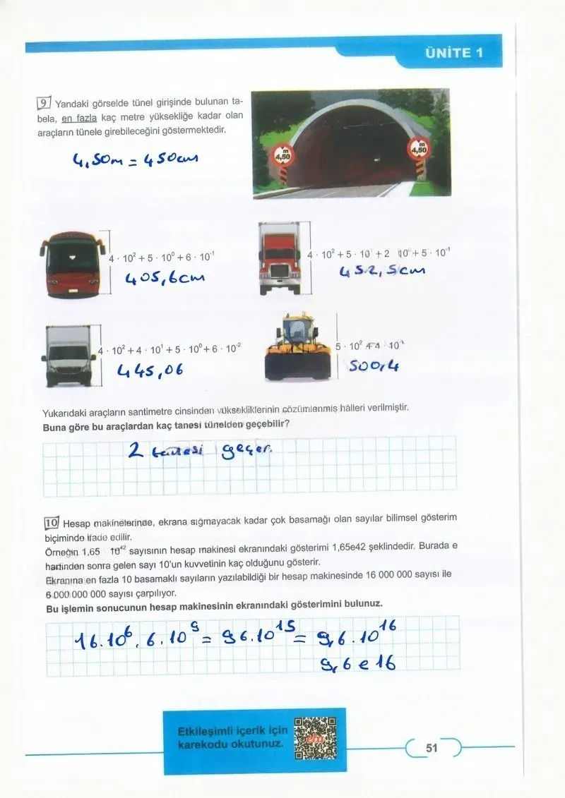 8. Sınıf Matematik Ders Kitabı Cevapları Meb Yayınları Sayfa 51 Çözüm Görseli