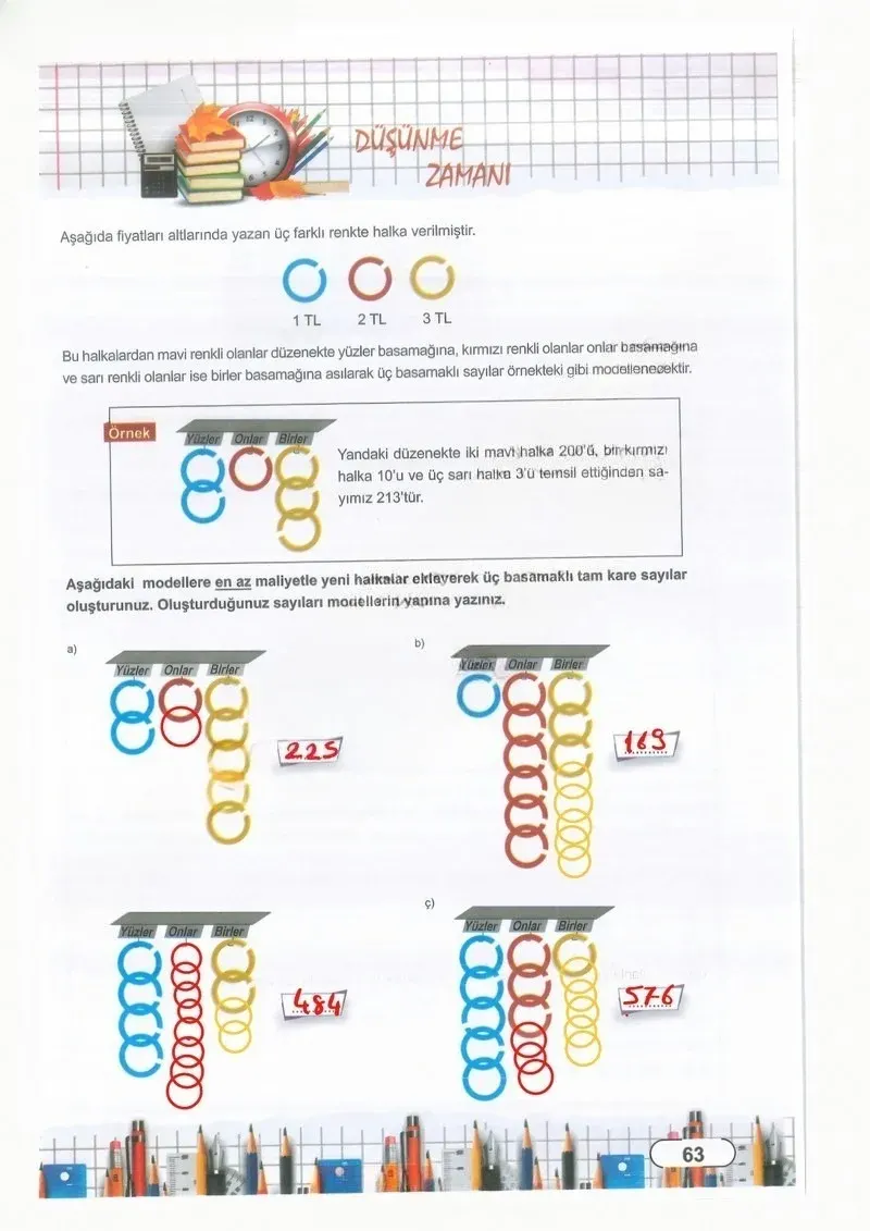 8. Sınıf Matematik Ders Kitabı Cevapları Meb Yayınları Sayfa 63 Çözüm Görseli