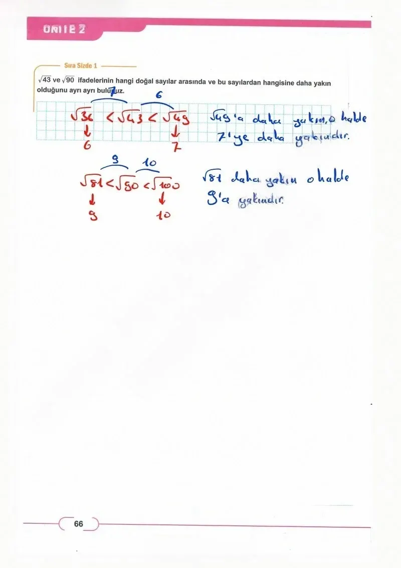 8. Sınıf Matematik Ders Kitabı Cevapları Meb Yayınları Sayfa 66 Çözüm Görseli