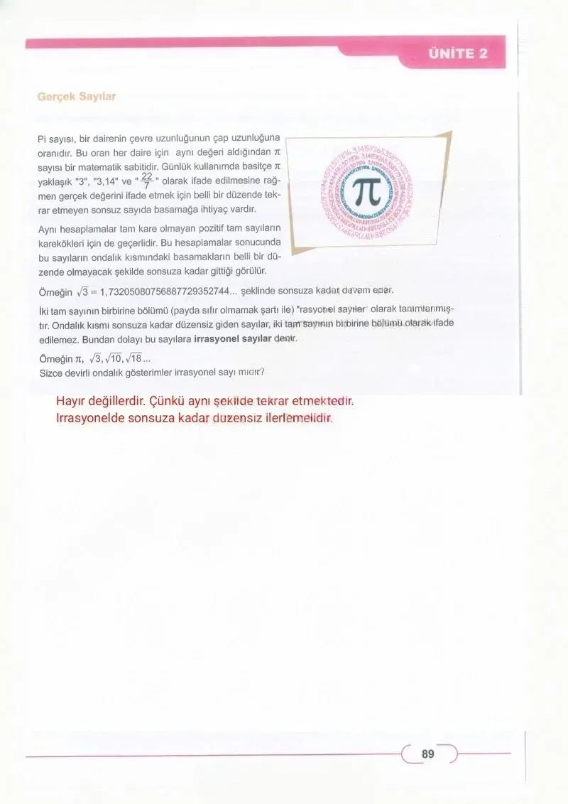 8. Sınıf Matematik Ders Kitabı Cevapları Meb Yayınları Sayfa 89 Çözüm Görseli