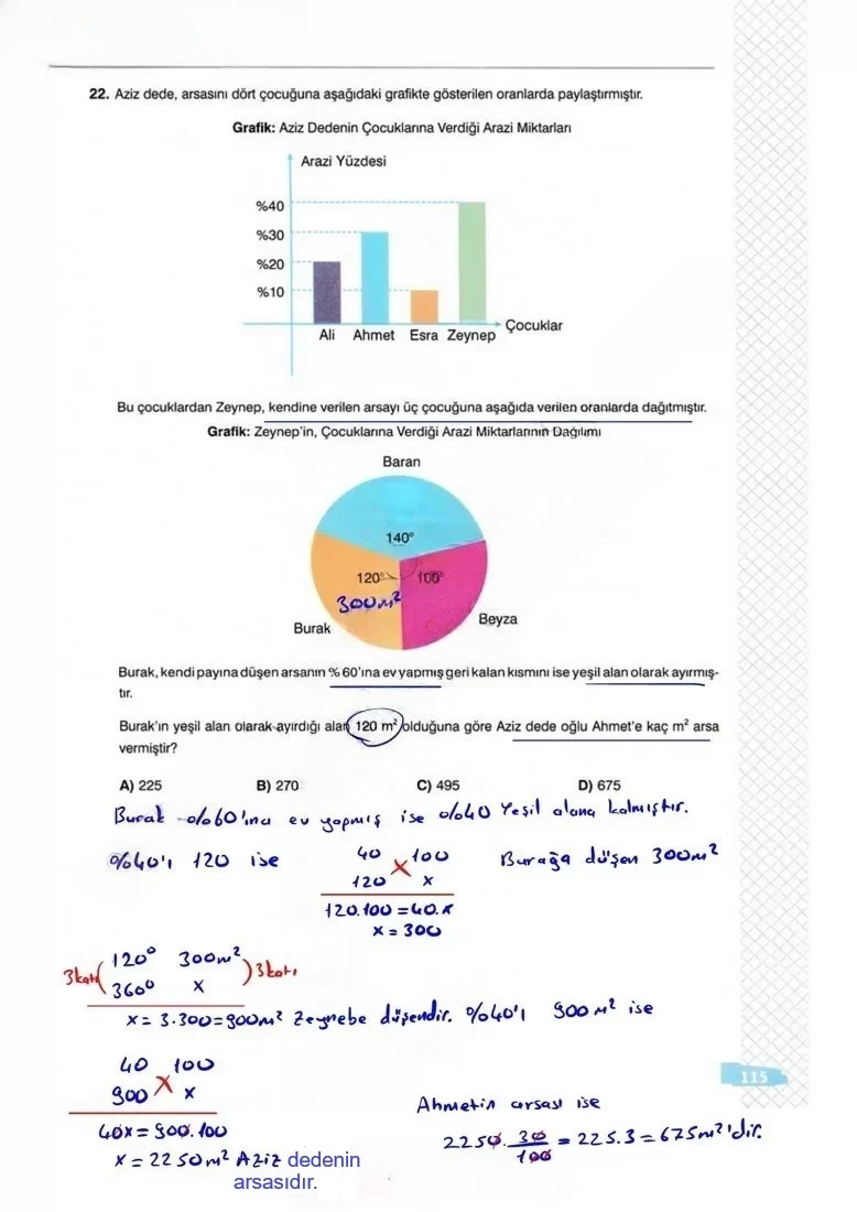 8. Sınıf Matematik Ders Kitabı Cevapları Sonuç Yayınları Sayfa 115 Çözüm Görseli