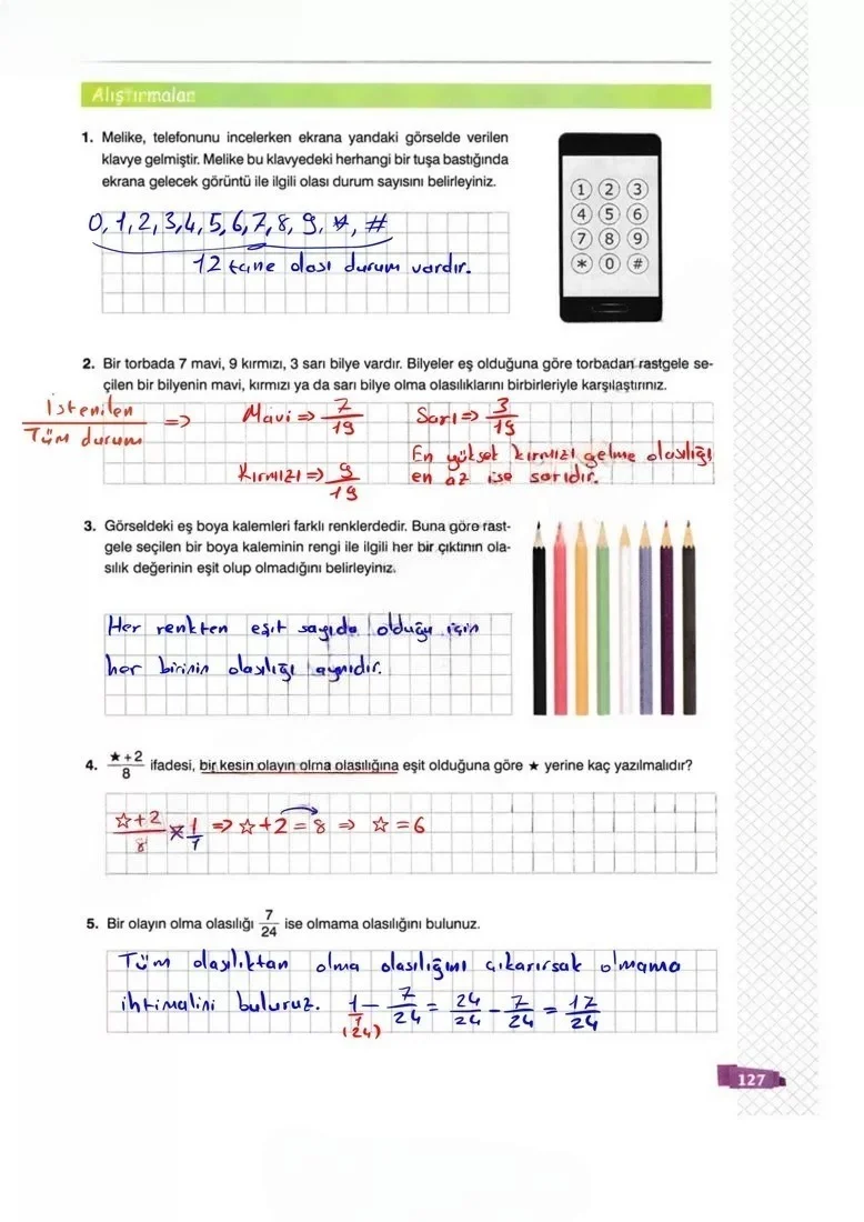 8. Sınıf Matematik Ders Kitabı Cevapları Sonuç Yayınları Sayfa 127 Çözüm Görseli
