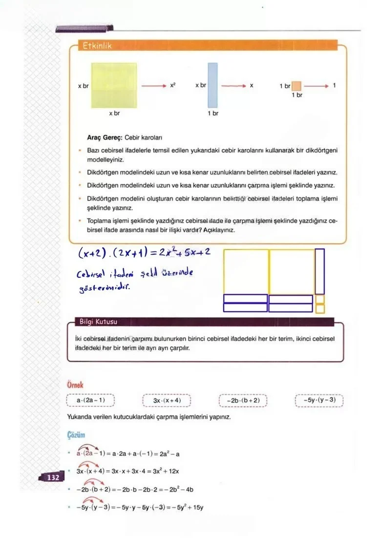8. Sınıf Matematik Ders Kitabı Cevapları Sonuç Yayınları Sayfa 132 Çözüm Görseli