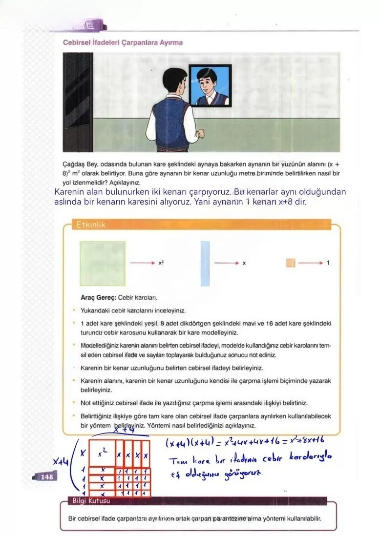 8. Sınıf Matematik Ders Kitabı Cevapları Sonuç Yayınları Sayfa 148 Çözüm Görseli