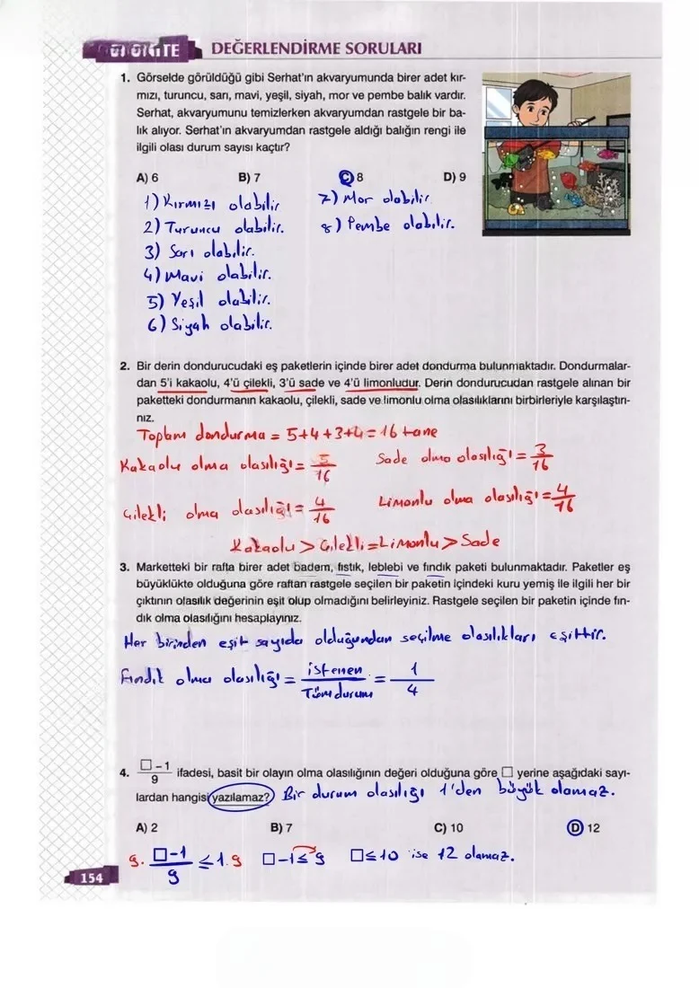 8. Sınıf Matematik Ders Kitabı Cevapları Sonuç Yayınları Sayfa 154 Çözüm Görseli